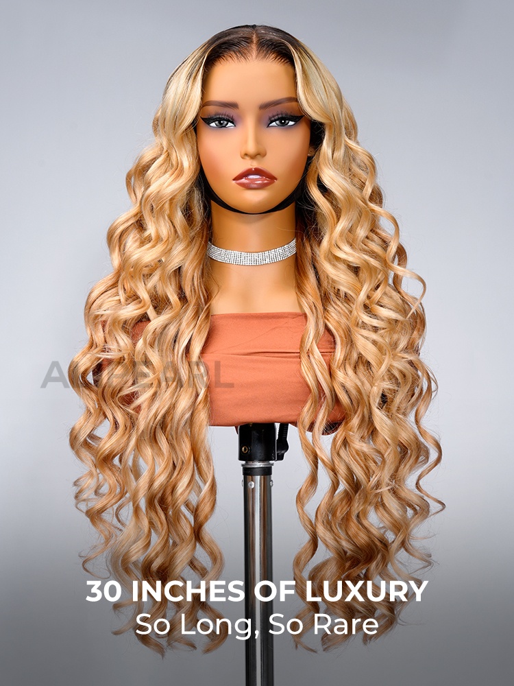 long 30 inch body wave wig