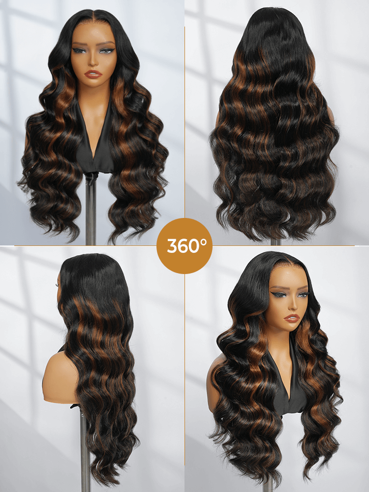 Loose Body Wave Colored Lace Frontal Wig
