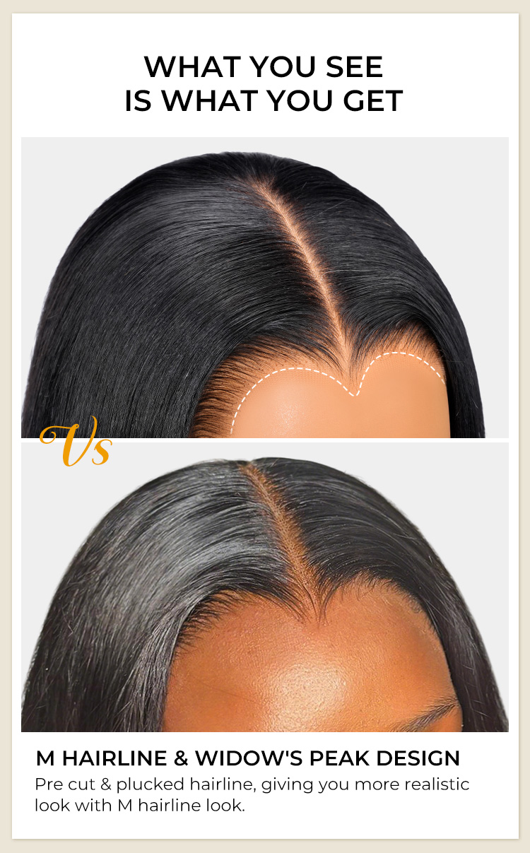 alipearl hair m hairline straight lace front wig