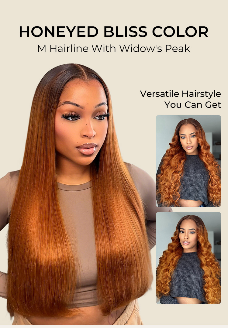 alipearl ombre straight lace wig