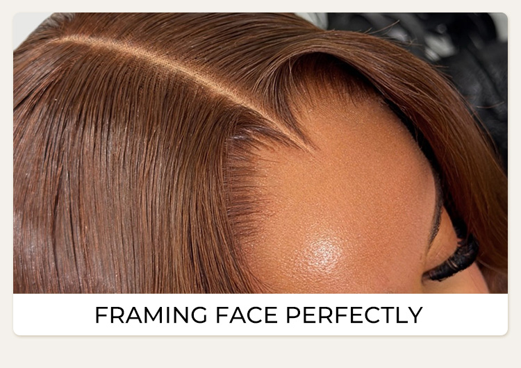 M hairline colored wig