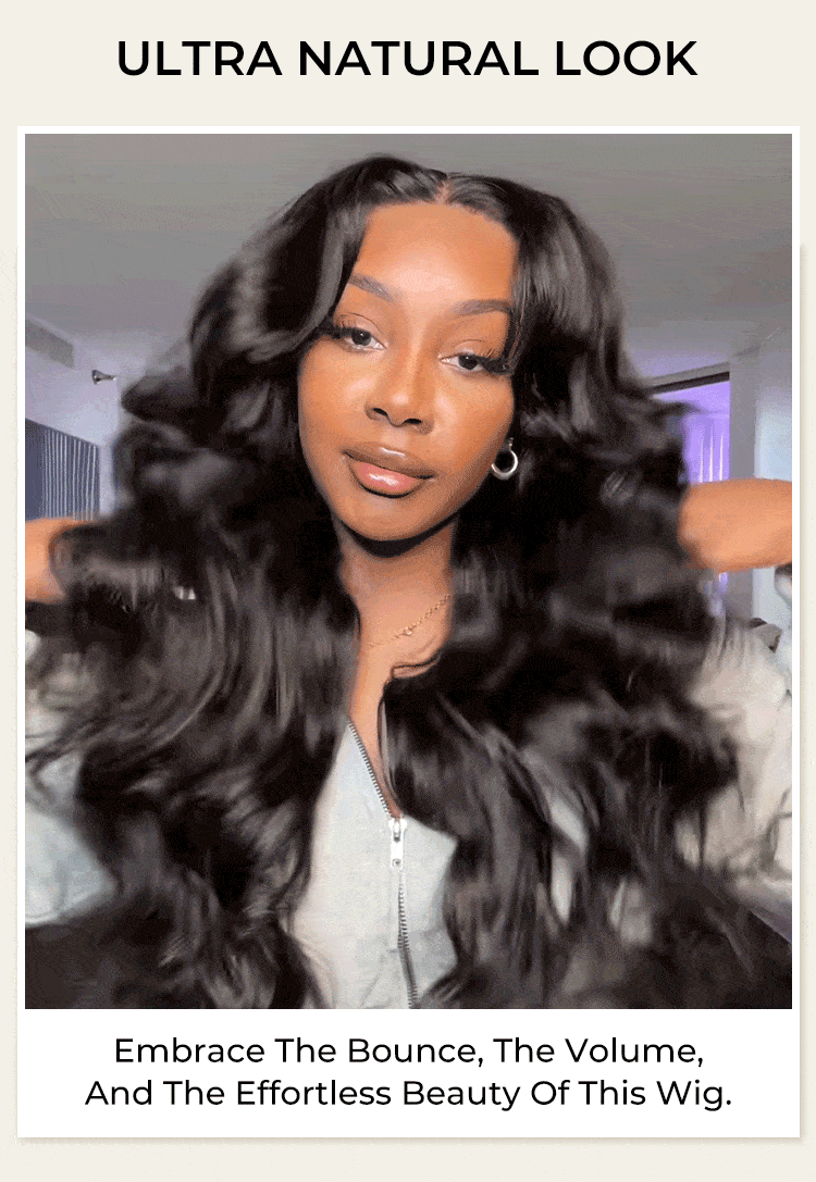 body wave glueless wig