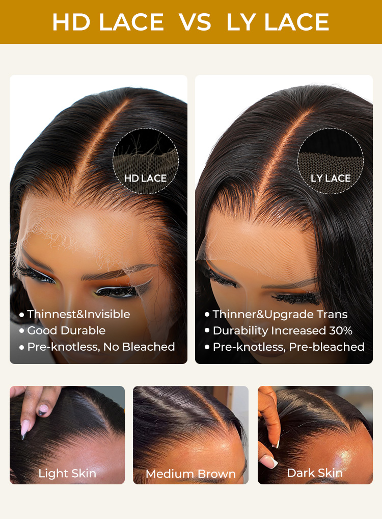 pre cut lace wig