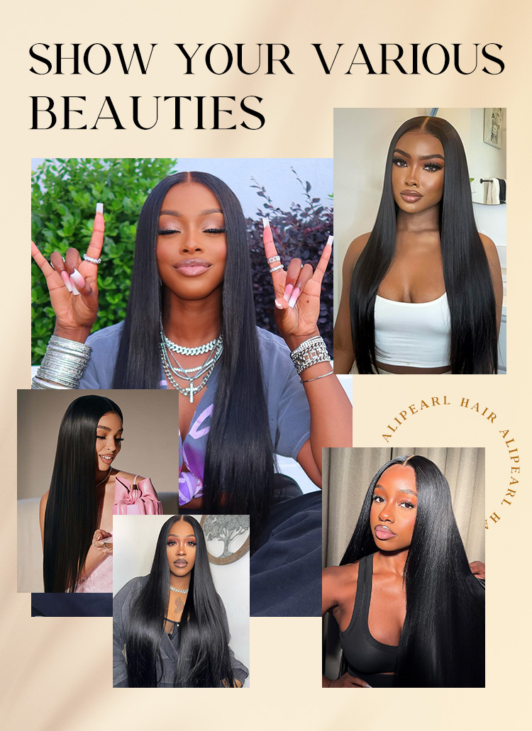 glueless straight pre cut lace wig