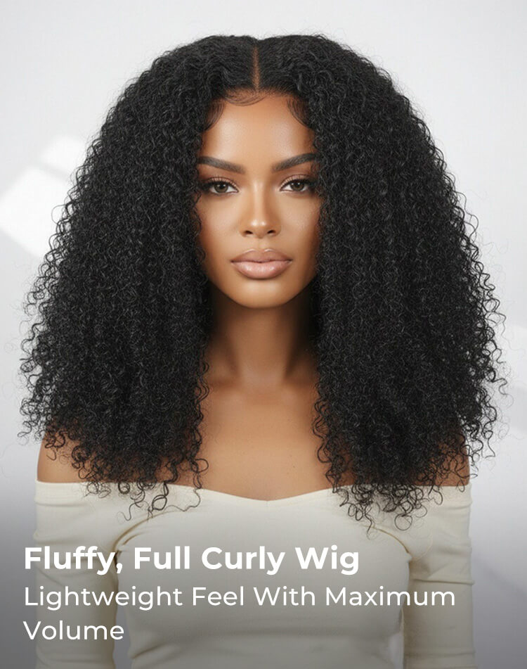 Curly Short Full Density Lace Front Wig Human Hair
