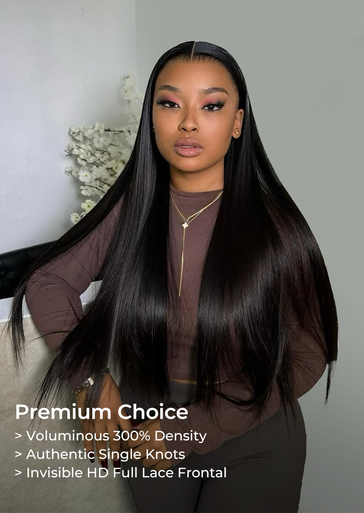 Straight HD Full Lace Front Wig