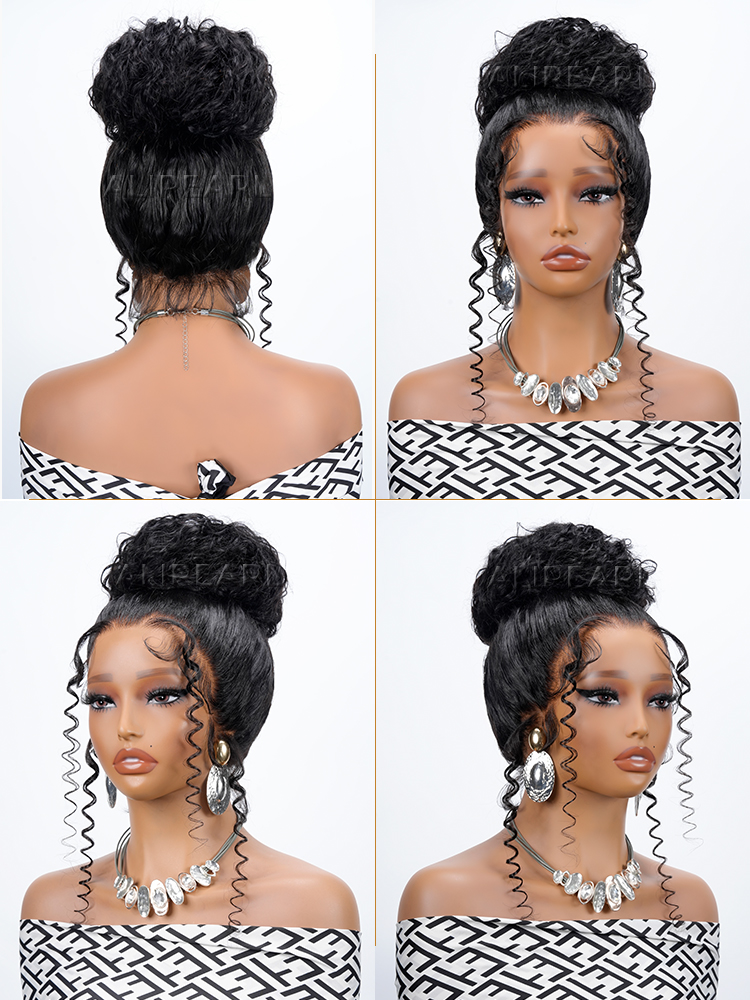 pre styled glueless wig fits all occasions