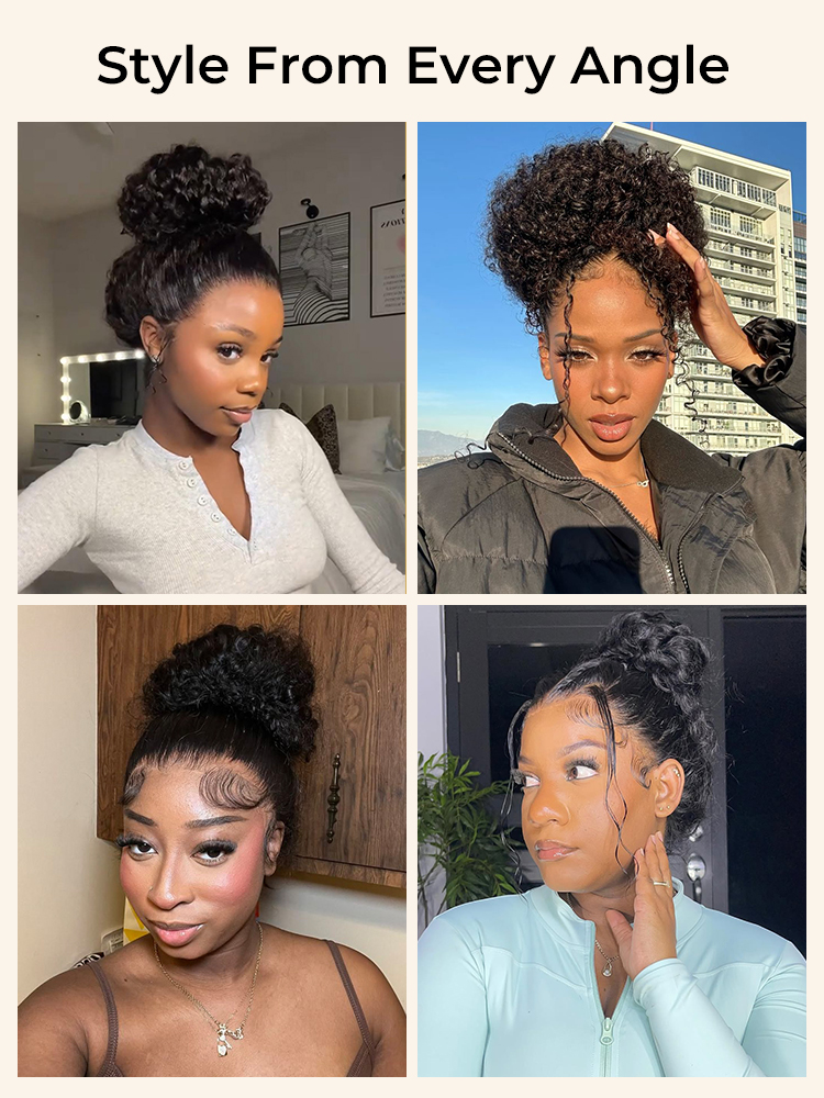 alipearl updo water wave curly hair