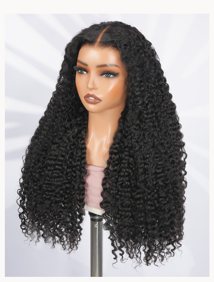 burmese curly hd lace front wig