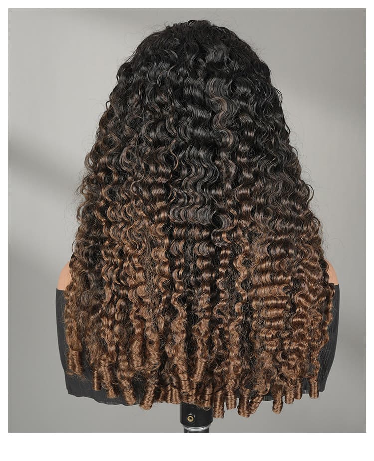 curly human hair wig