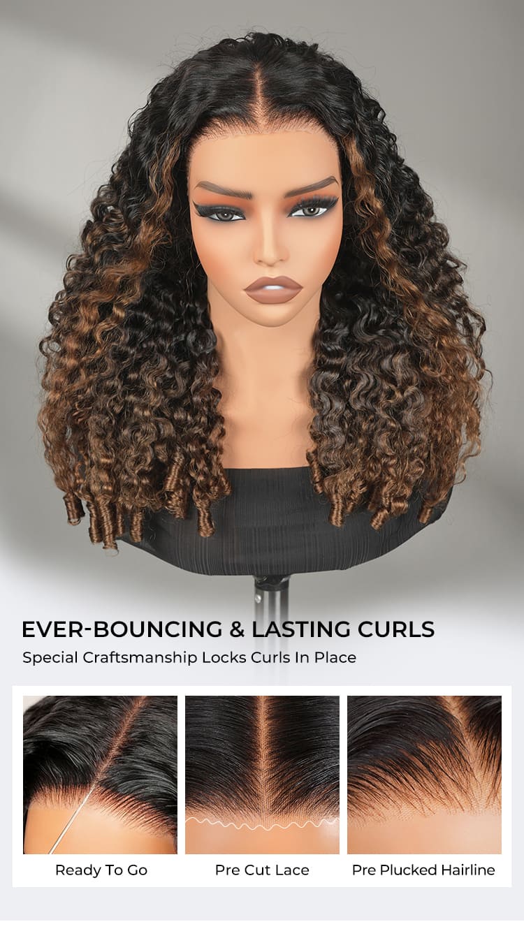 glueless curly wig