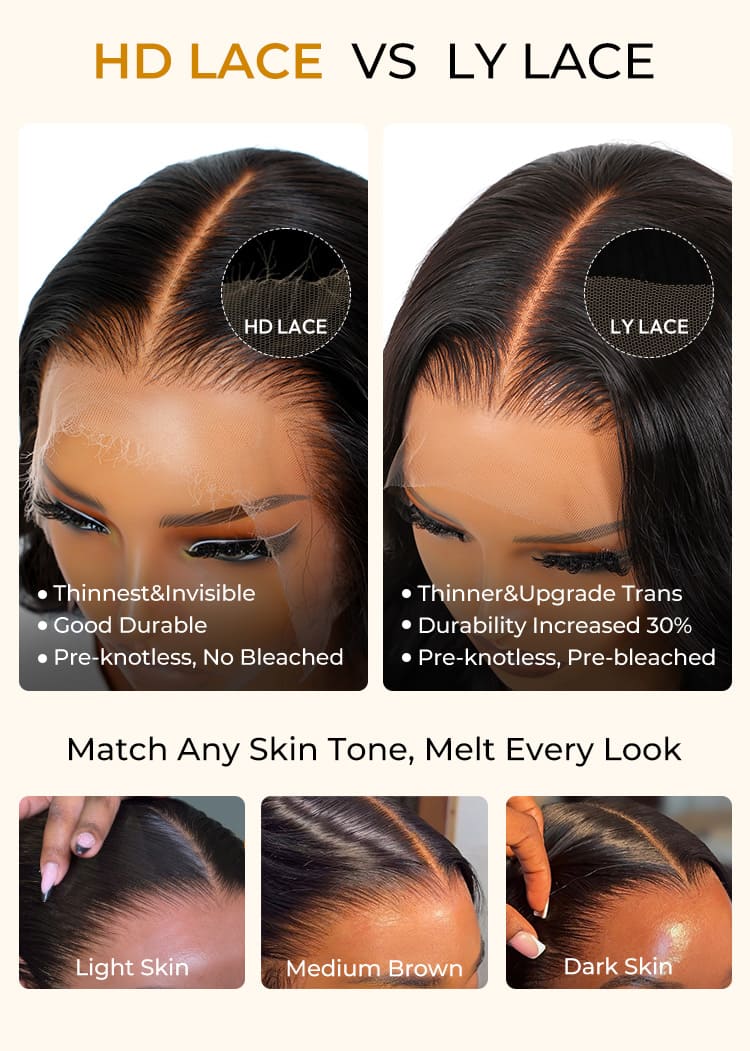 HD lace transparent lace