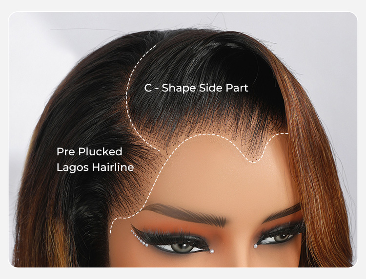 pre plucked natural hairline