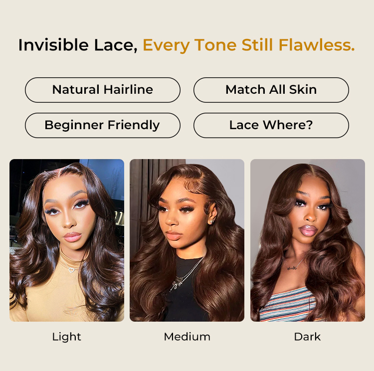 invisible lace melts perfectly