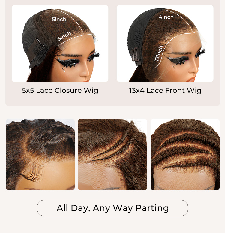 transparent lace front