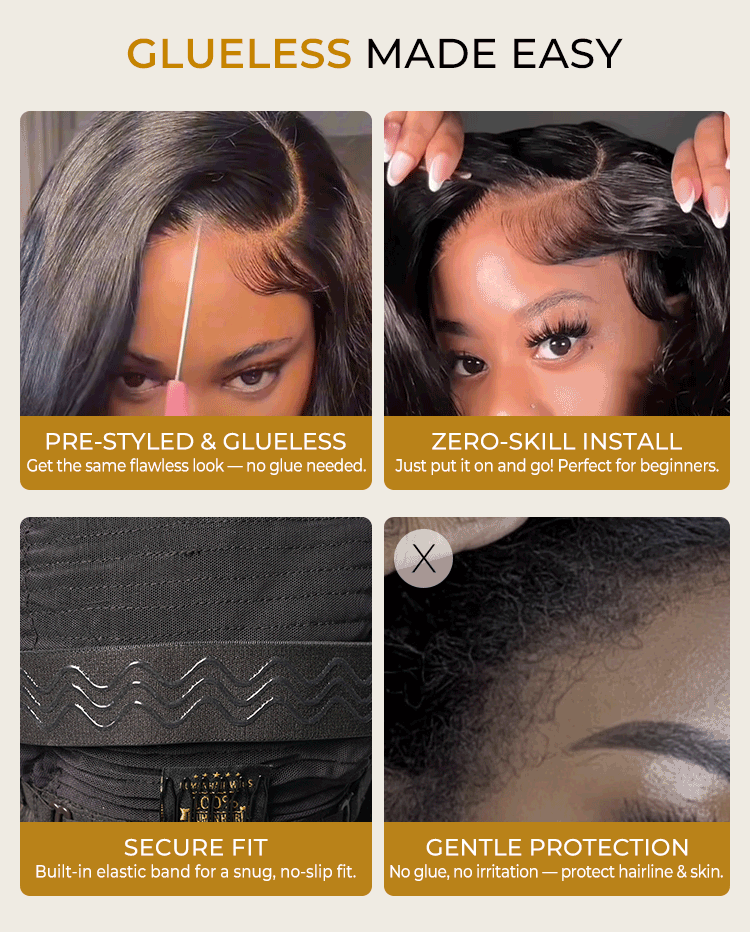 why choose this glueless wig