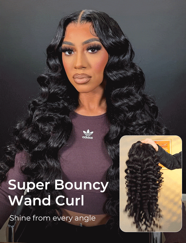 alipearl bouncy wand curly wigs