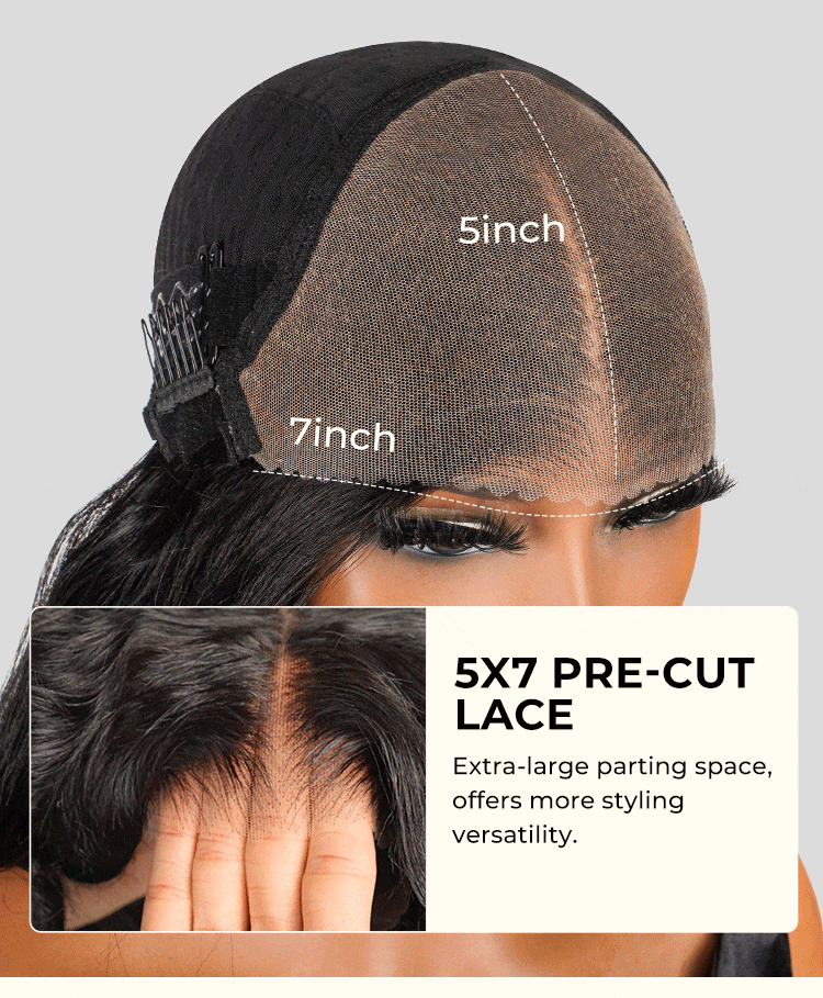 ready to go 5x7 lace closure wig