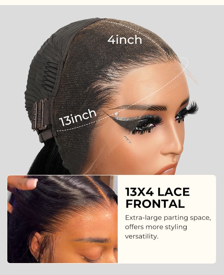 large 13x4 lace frontal wig