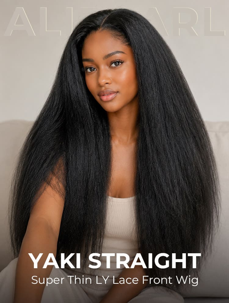 alipearl yaki straight lace front wig