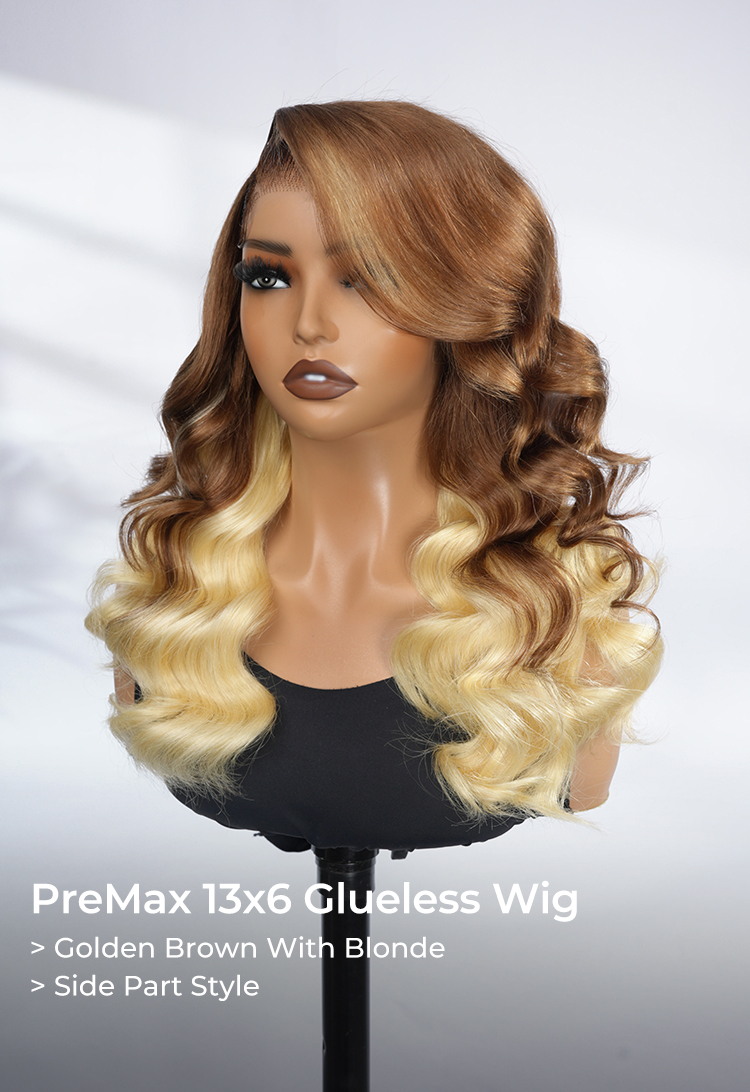 PreMax 13x6 Glueless Lace Wig