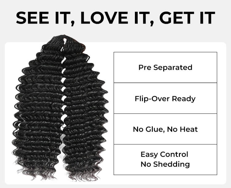 details with flip over crochet hair extensions