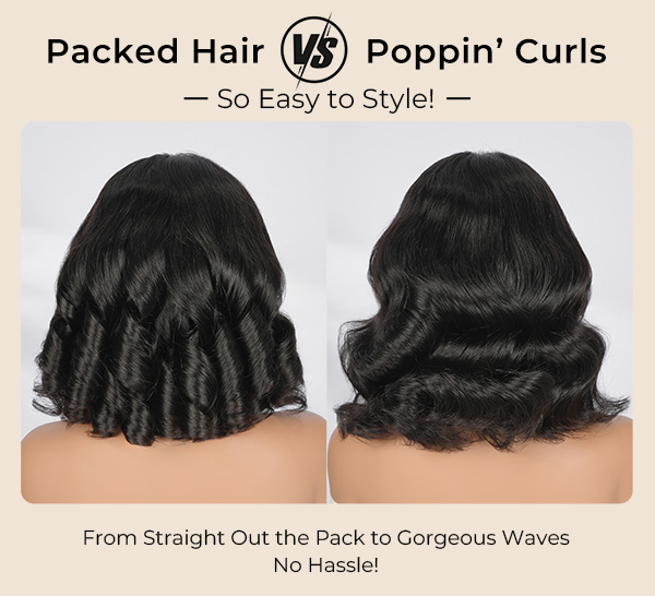 m hairline body wave bob wig