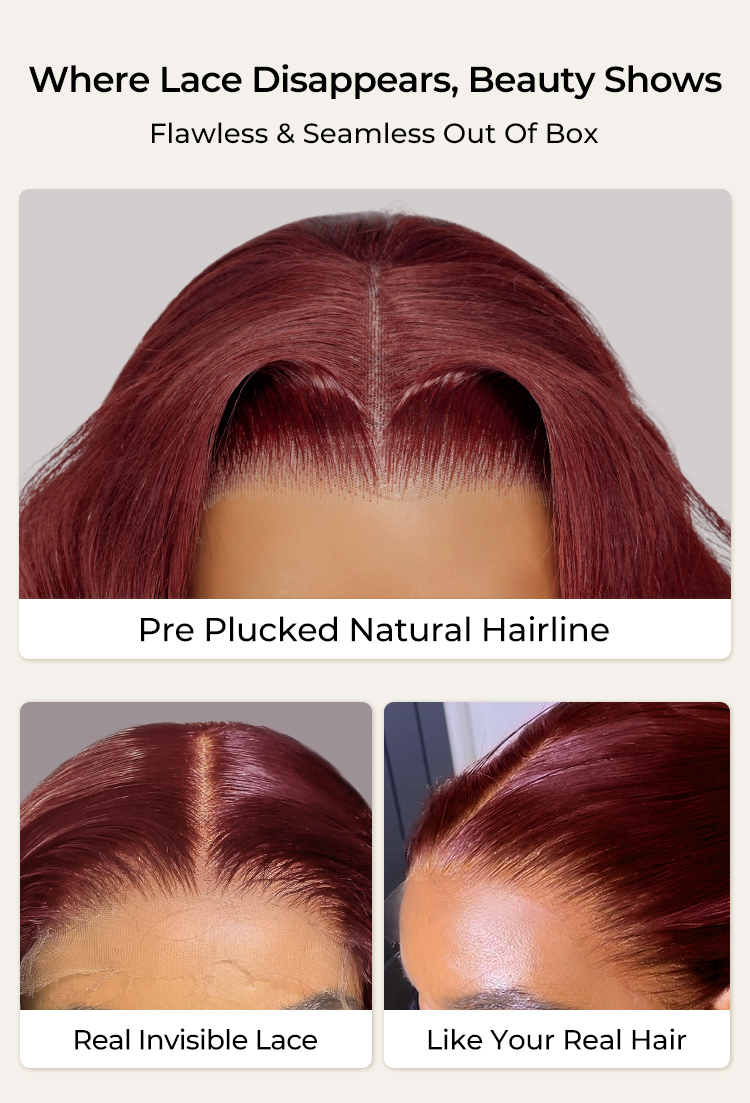 pre plucked natural hairline