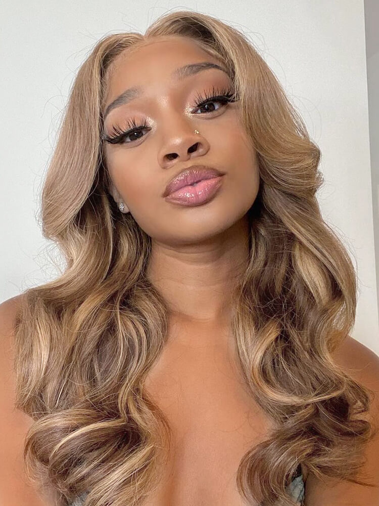 Body Wave Honey Brown Wig