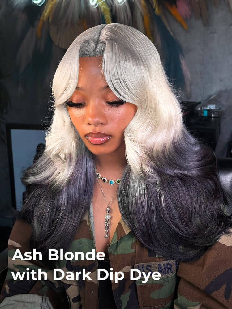 Ash Blonde Body Wave Lace Wig