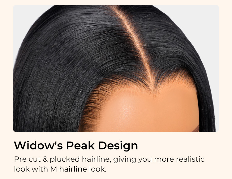 pre cut pre plucked lace front wig
