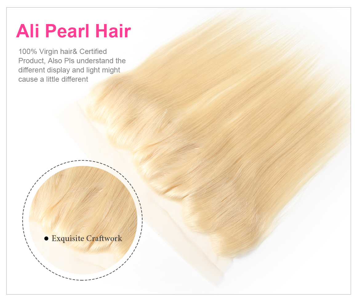 Alipearl Hair 613 lace frontal Straight weave -Alipearl Hair