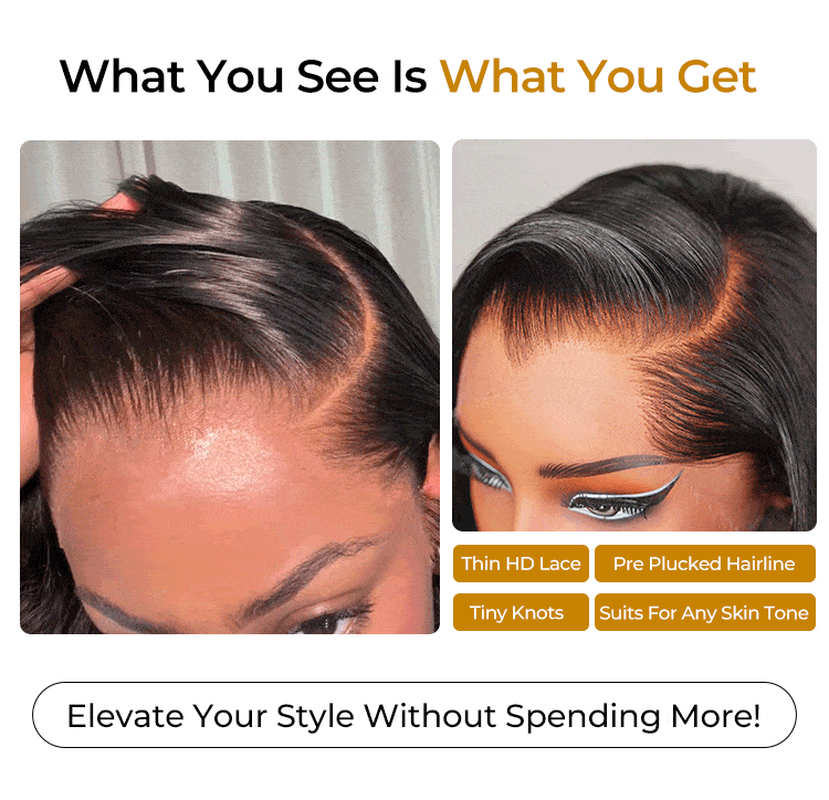 M Shaped Lagos Hairline Wig