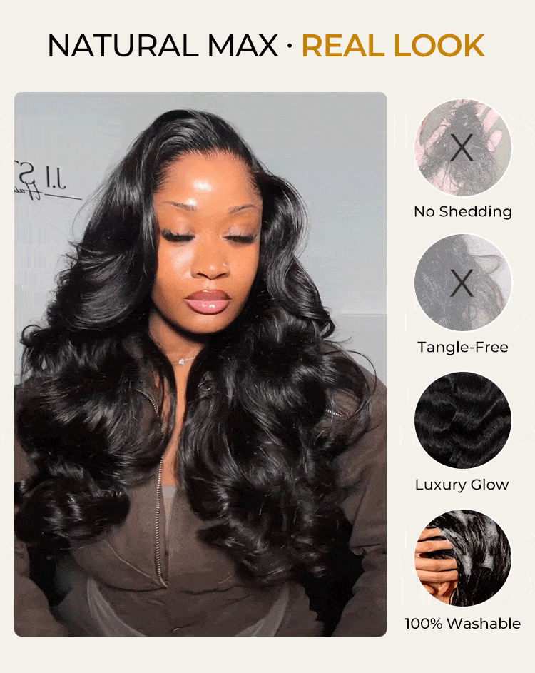 super soft super bouncy body wave wig