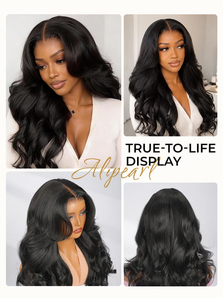 alipearl yaki straight body wave wig