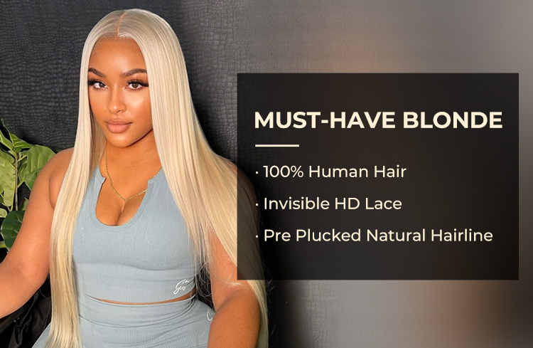 alipearl hair blonde straight lace front wig