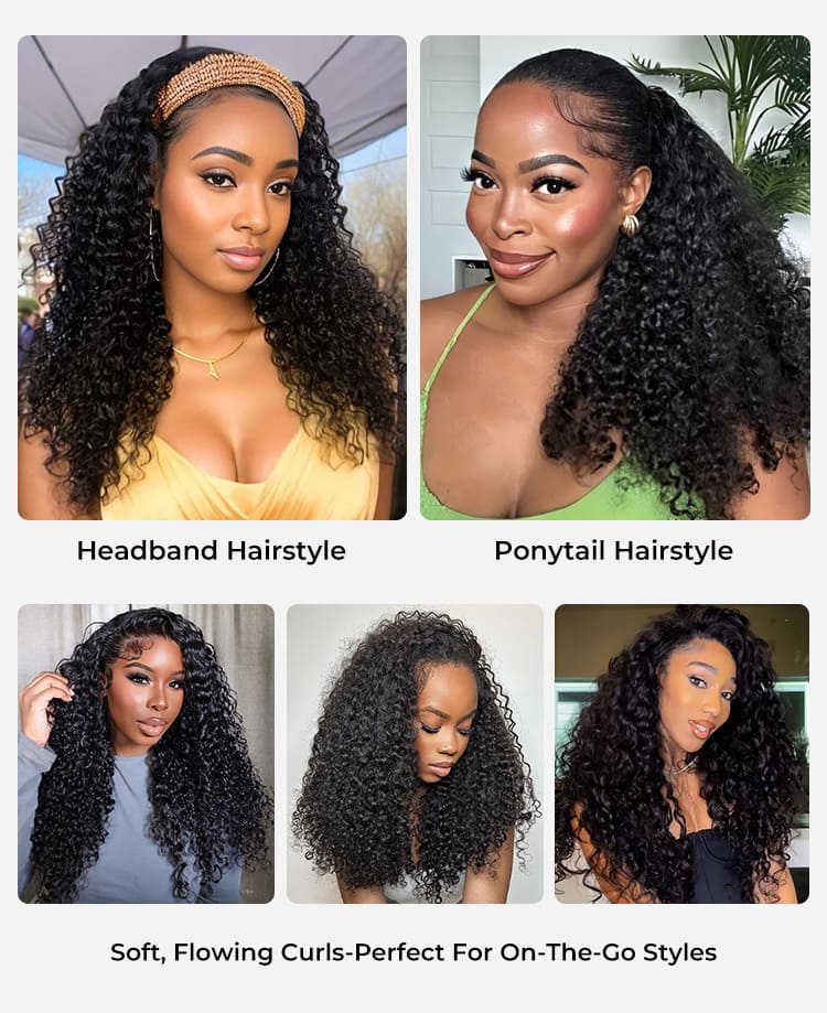 alipearl water wave half wig