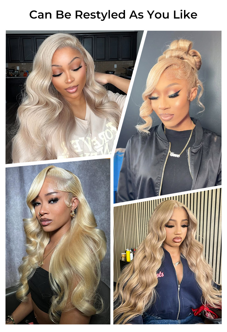 100% human hair can be restyled