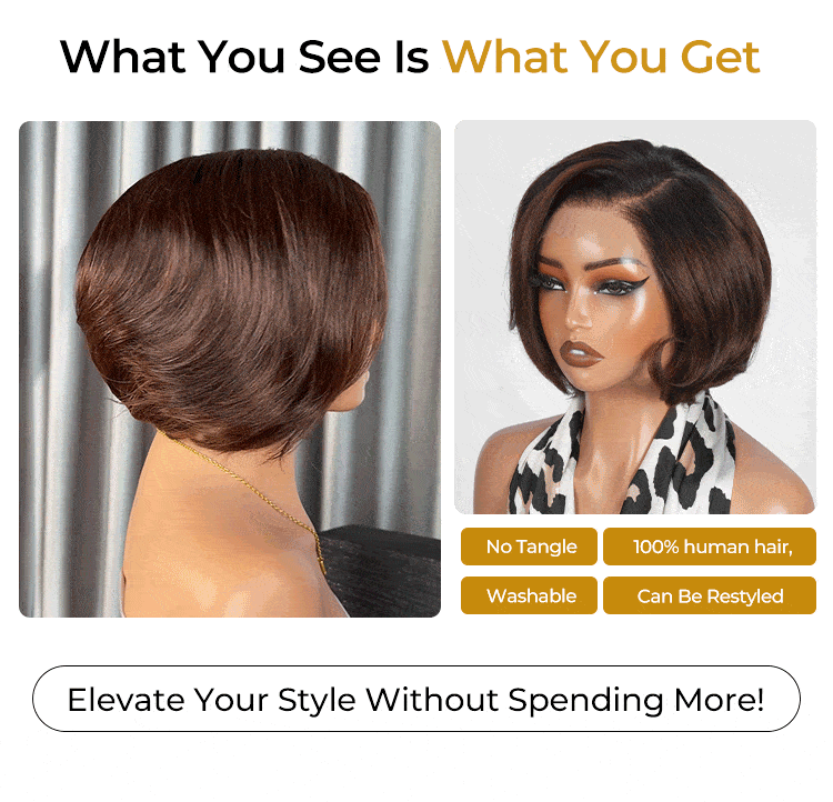 100% human hair wig