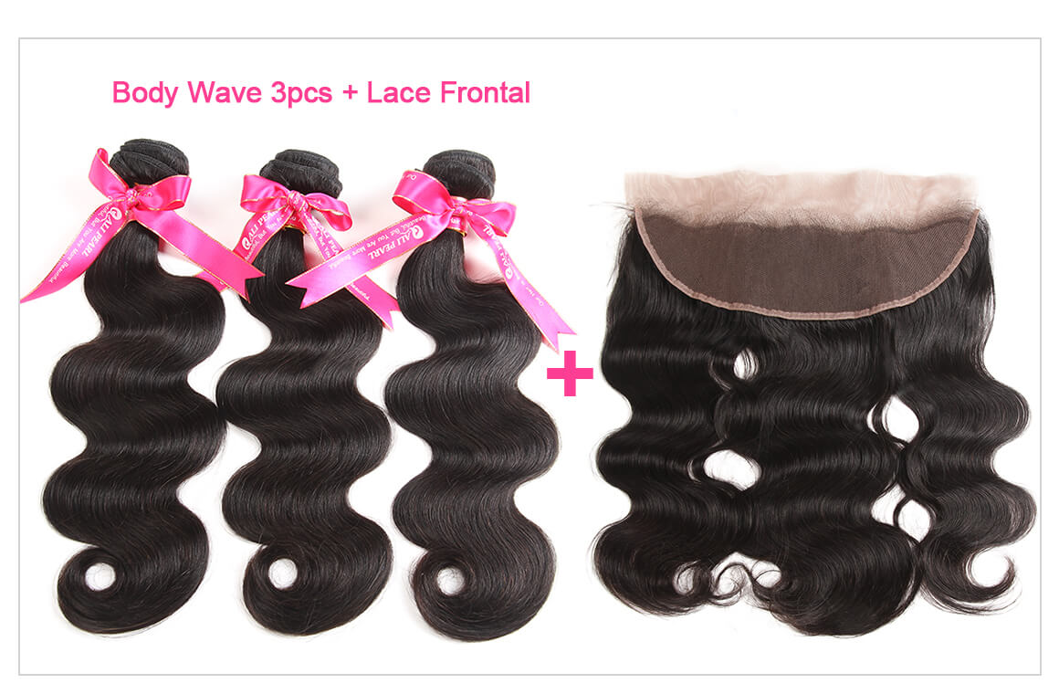 3pcs Body Wave with 13*4 Frontal