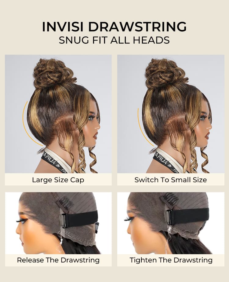 elastic drawstring for all head size