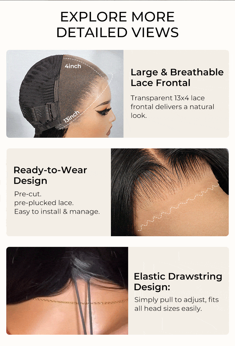 ready to go glueless lace front wig