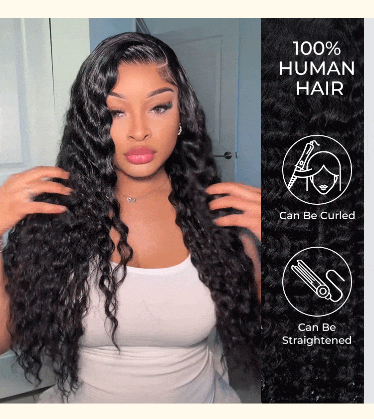 super full super bouncy deep wave wig