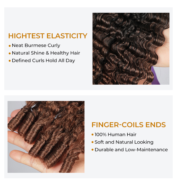 burmese curly lace front wig