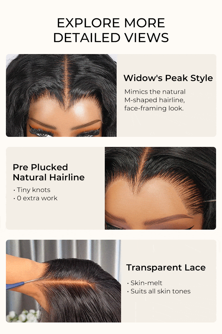pre cut and pre plucked natural hairline with drawstring