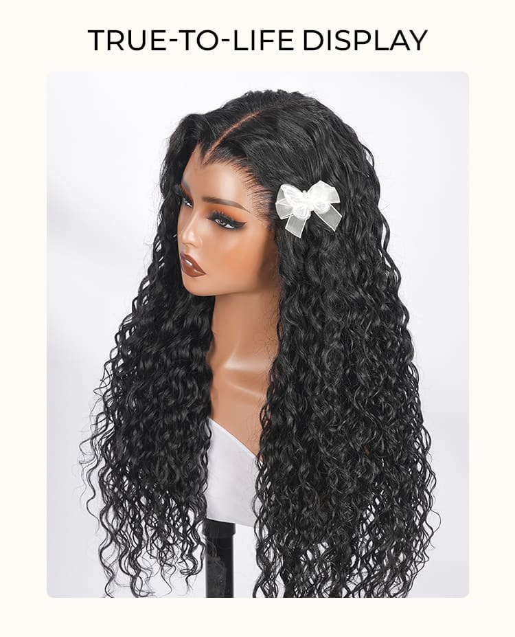250 full density loose wave glueless lace frontal wig