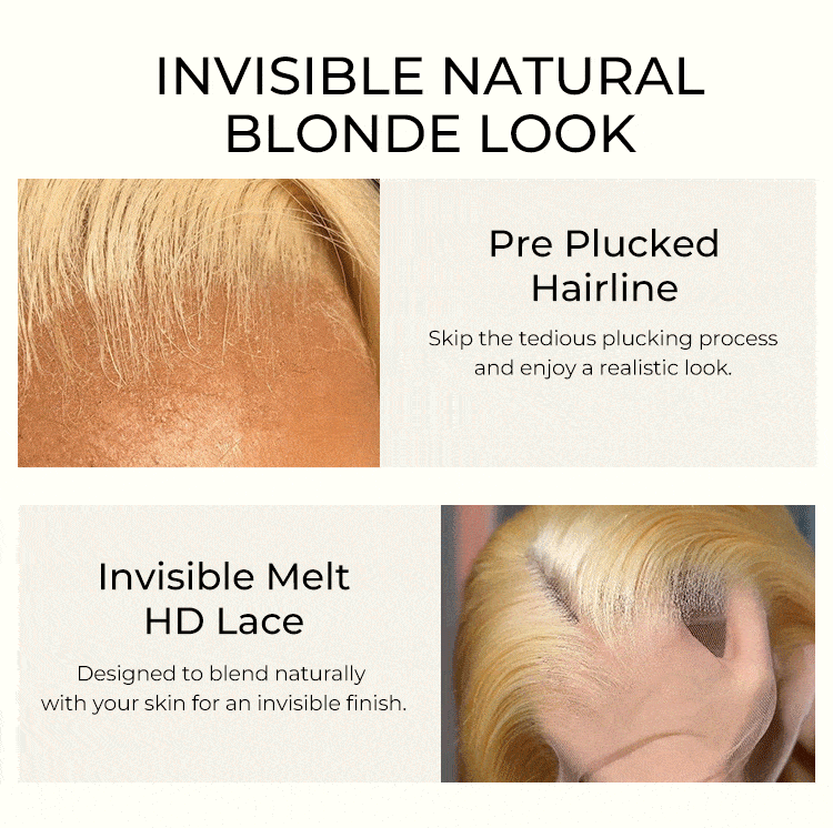 pre plucked natural hairline with tiny knots