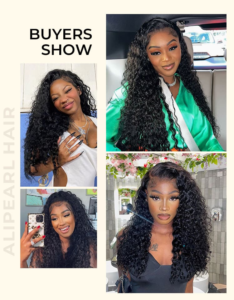 alipearl water wave wig full density