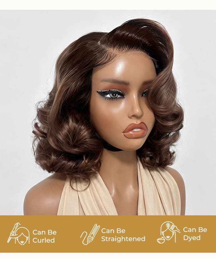 100% human hair can be restyled