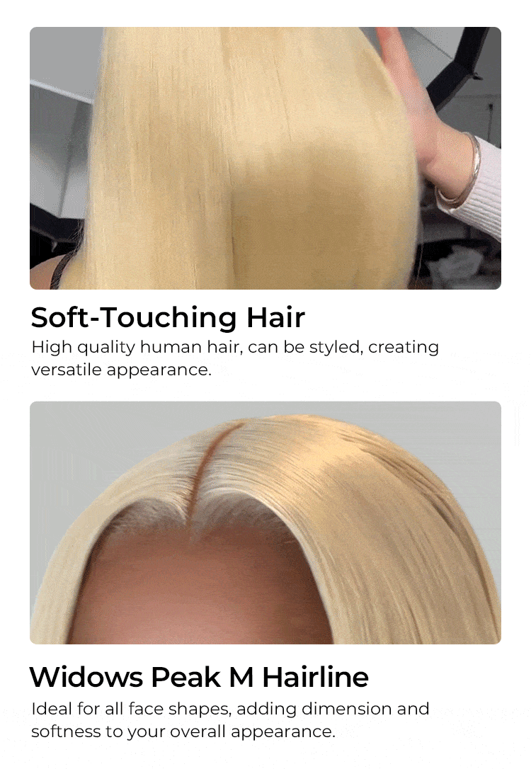 premax 13x4 lace frontal straight bob wig